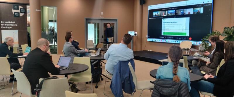 CO4HUB project consortium gathered in a workshop in Helsingborg