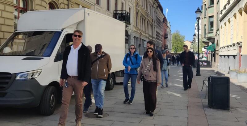 The project consortium exploring logistical challenges in the city of Helsingborg
